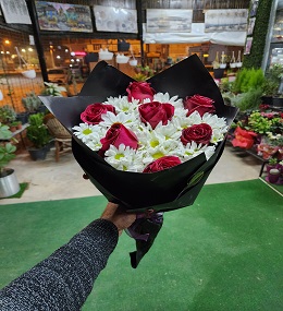 14 no  gül papatya karışımı